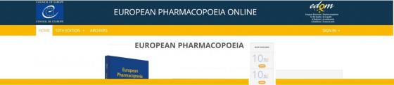 European pharmacopoeia
